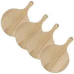 Lot de 4 planches � pizza et tarte flamb�e en bois 30 cm fackelmann pizzas lovers