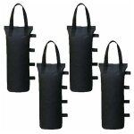 Lot de 4 poids de gazebo pour tonnelle et pavillon, sac de lestage sable pour jambes, tentes pare - soleil, ... Lot de 4 poids de gazebo pour tonnelle et pavillon, sac de lestage sable pour jambes, tentes pare - soleil, ...