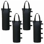 Lot de 4 poids de tonnelle pour tonnelles et tonnelles, sacs de poids de sable pour pieds, tente d'ombrage, ...