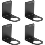 Lot de 4 porte - bouteilles de savon, support mural pour distributeur de pompe, grande taille, sans perage, ...