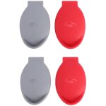 Lot de 4 porte - hutres avec pince  cailler et protge - mains, gadgets de cuisine