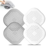 Lot de 4 protections de drainage en silicone avec ventouse filtre evier de cuisine bouchon pour baignoire ...