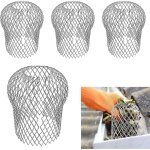 Lot de 4 protections de goutti�res en m�tal pour goutti�res - grille de protection pour goutti�res - ...