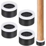 Lot de 4 rehausseurs r�glables en caoutchouc antid�rapant de 4, 3 � 5, 6 cm pour pieds de meubles de ...
