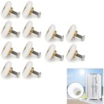 Lot de 4 roulettes de rechange pour portes de douche coulissantes, diam�tre 19 mm, de debuns