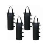 Lot de 4 sacs de sable pour pavillon, pieds de support de tonnelle, sac de sable pais oxford 600d,  ...