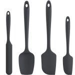 Lot de 4 spatules silicone noir - maryse p�tisserie r�sistante 315? sans bpa antiadh�sive ustensiles ...