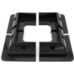 Lot de 4 supports de panneau solaire, en plastique abs, querre de fixation d'angle sans perage, kit ...