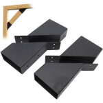 Lot de 4 supports de pergola galvanis�s avec trous de drainage, angle de 45�, pour tonnelle, cour ou ...