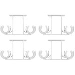 Fitags - lot de 4 supports de tringle � rideaux en alliage d'aluminium pour tringles � rideaux de 28 ...