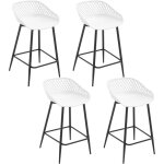 Woltu - lot de 4 tabourets de bar, tabourets bar avec repose - pieds et dossier, tabourets haut, tabourets ... Woltu - lot de 4 tabourets de bar, tabourets bar avec repose - pieds et dossier, tabourets haut, tabourets ...