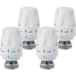 Lot de 4 tte thermostatique, m 30 x 1, 5 tte de remplacement de vanne de radiateur, robinet thermostatique ...