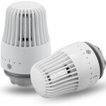 Lot de 4 t�tes thermostatiques, t�te de rechange pour vanne de radiateur m30 x 1, 5, vanne de radiateur ...