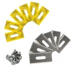 Lot de 40 lames pour robot tondeuse husqvarna - double lame aiguisée en acier inoxydable 36, 5 x 18, ... Lot de 40 lames pour robot tondeuse husqvarna - double lame aiguisée en acier inoxydable 36, 5 x 18, ...