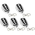 Lot de 5 / 10 ouvre - porte de garage �lectrique � t�l�commande, 433 mhz pour clonage de portail, de ...