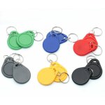 Lot de 5 badges rfid 13. 56mhz programmable mct android uid puce cuid verte modifiable