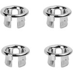 Lot de 5 bagues pour trop - plein de lavabo - pi�ce de rechange pour �vier de salle de bain ou cuisine ...