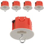 Lot de 5 boîtes dcl point de centre Ø65mm - zenitech Lot de 5 boîtes dcl point de centre Ø65mm - zenitech
