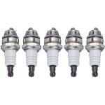 Lot de 5 bougies d'allumage pour moteurs 2 temps - l8rtf / bm6a / l7t - compatibles débroussailleuses, ... Lot de 5 bougies d'allumage pour moteurs 2 temps - l8rtf / bm6a / l7t - compatibles débroussailleuses, ...