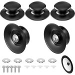 Lot de 5 boutons universels pour couvercles de casseroles en fonte, en bak�lite, r�sistants � la chaleur, ...