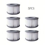 Lot de 5 cartouches filtrantes pour spa 10, 8 cm x 6, 7 cm, filtre � eau, s�diments, filtre � charbon ...
