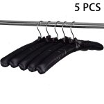 Lot 5 cintres rembourrs satin, pour pulls, robes, manteaux, sans bosses