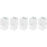 Lot de 5 connecteurs cat3 rj11, connecteurs t�l�phoniques modulaires, connecteur 6p4c awg26 convient ...