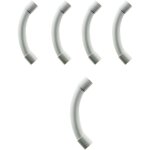 Lot de 5 courbes pour tube irl �25mm - gris - zenitech