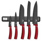 Berlinger haus - lot de 5 couteaux de cuisine avec lame bh - 2534 bourgogne