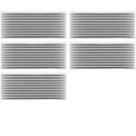 Zoternen - lot de 5 dissipateurs thermiques en aluminium pour refroidissement de carte cpu, 40 x 20 x ...