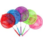Lot de 5 �puisettes t�lescopiques pour enfants - avec manche t�lescopique - id�al pour attraper les insectes, ...
