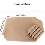 Lot de 5 feuilles de téflon pour la cuisson, papier sulfurisé réutilisable, feuilles de téflon ptfe pour ... Lot de 5 feuilles de téflon pour la cuisson, papier sulfurisé réutilisable, feuilles de téflon ptfe pour ...