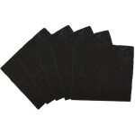 Lot de 5 filtres � charbon actif pour composteur, poubelle � compost - carr� linxor