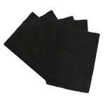 Linxor ? lot de 5 filtres � charbon actif pour composteur ? dimensions 13x10cm ? mat�riau organique v�g�tal ...