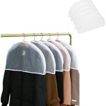 Lot de 5 housses d'�paules pour v�tements, housses de protection pour v�tements, housses anti - poussi�re ...