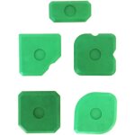 Lot de 5 lissoirs � joints, lisseur joint silicone, ensemble d'outils de calfeutrage, kit de outil de ...