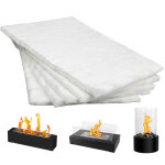 Lot de 5 m�ches en laine c�ramique 812cm ? r�sistantes � la chaleur pour foyers � �thanol ? d�coupables ...