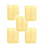 Lot de 5 moules � gla�ons en silicone en forme d'ours, bacs � gla�ons, outils de fabrication de glace, ...