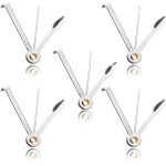 Lot de 5 nettoyeurs de tuyaux 3 en 1 en acier inoxydable, outil de nettoyage compacteur pour tuyaux d'eau, ...