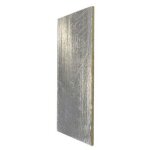 Lot de 5 panneaux en laine de roche pour chemine 100x60x3 cm 3 m d'isolation thermique ignifuge