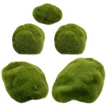 Lot de 5 pierres artificielles en mousse pour dcoration de jardin extrieur, amnagement paysager, fausses ...