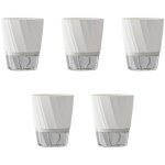 Lot de 5 pots � arrosage automatique pour int�rieur et ext�rieur, pots transparents pour herbes aromatiques ...