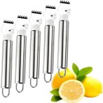 Lot de 5 r�pe � zesteur de citron en acier inoxydable, outil de zesteur de citron, outil de zesteur d'agrumes ...