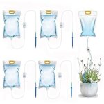 Lot de 5 sacs d'irrigation goutte � goutte � goutte � d�bit r�glable de 3, 5 l syst�me d'arrosage automatique ...