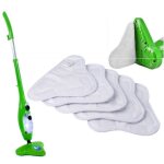 Lot de 5 tampons de rechange compatibles avec les tampons de balai  vapeur h2o h20 mop x5