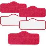 Lot de 5 tampons de rechange pour balai vapeur schenley steams - haute absorption - en microfibre - accessoire ...