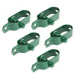 Lot de 5 tendeurs en acier galvanisé plastifié n°2 pour fil de grillage ou autre Lot de 5 tendeurs en acier galvanisé plastifié n°2 pour fil de grillage ou autre