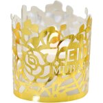 Lot de 50 abat - jours �lectroniques creux sans flamme pour bougie chauffe - plat