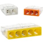 Lot de 50 bornes 2 / 3 / 5 entr�es s�rie 2273 - wago