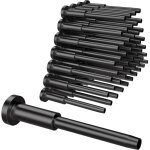 Lot de 50 embouts invisibles en acier inoxydable noir de 1 / 8' pour garde - corps  cbles, raccord ...